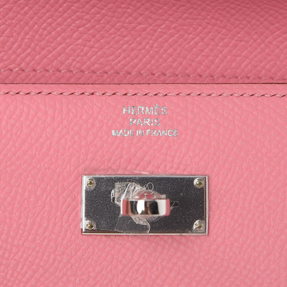 Hermes Epsom Medium Kelly Wallet Rose Confetti 6 of 8