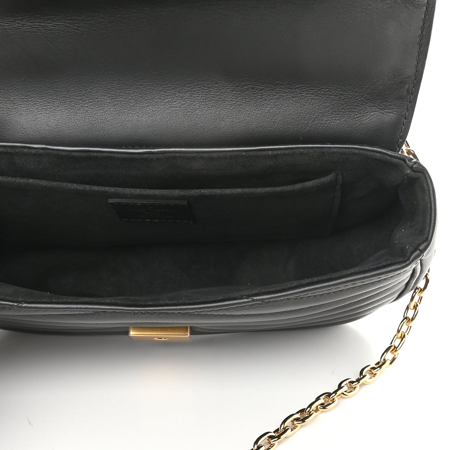 Calfskin New Wave Chain MM Black