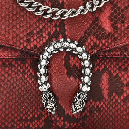 Gucci Snakeskin Mini Dionysus Shoulder Bag Red 8 of 10