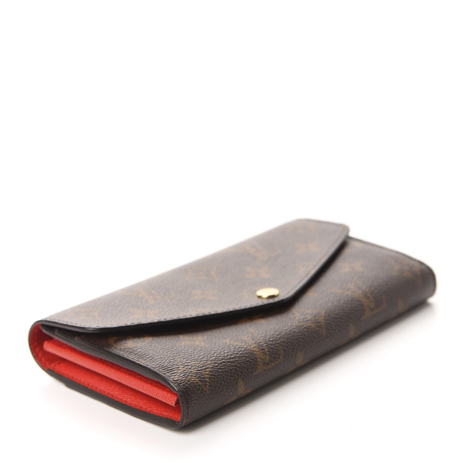 Louis Vuitton Monogram Sarah Wallet NM Coquelicot 4 of 7