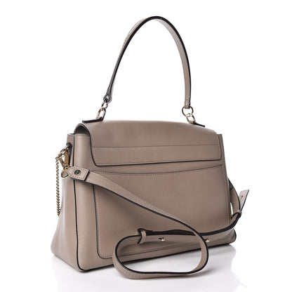Chloe Calfskin Medium Faye Day Shoulder Bag Motty Grey 3 of 8