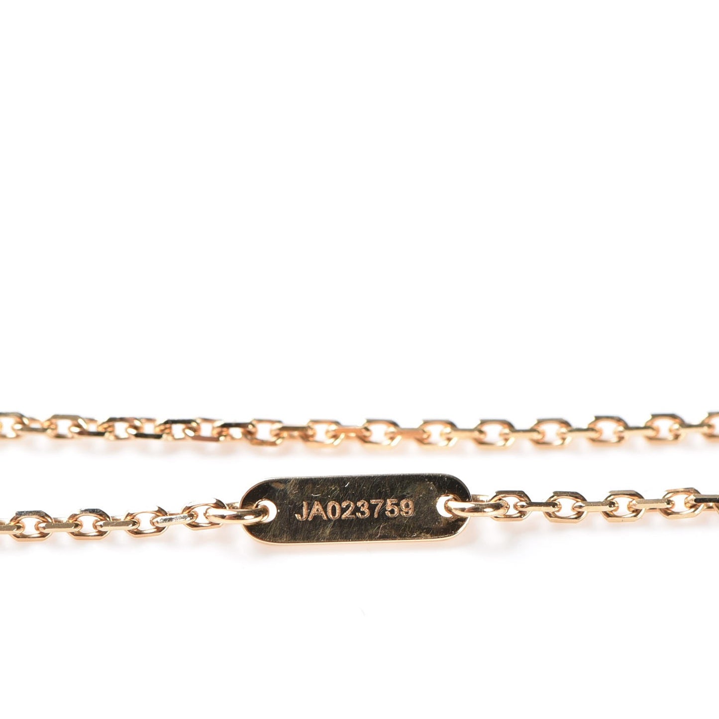 18K Yellow Gold Mother of Pearl Sweet Alhambra Pendant Necklace