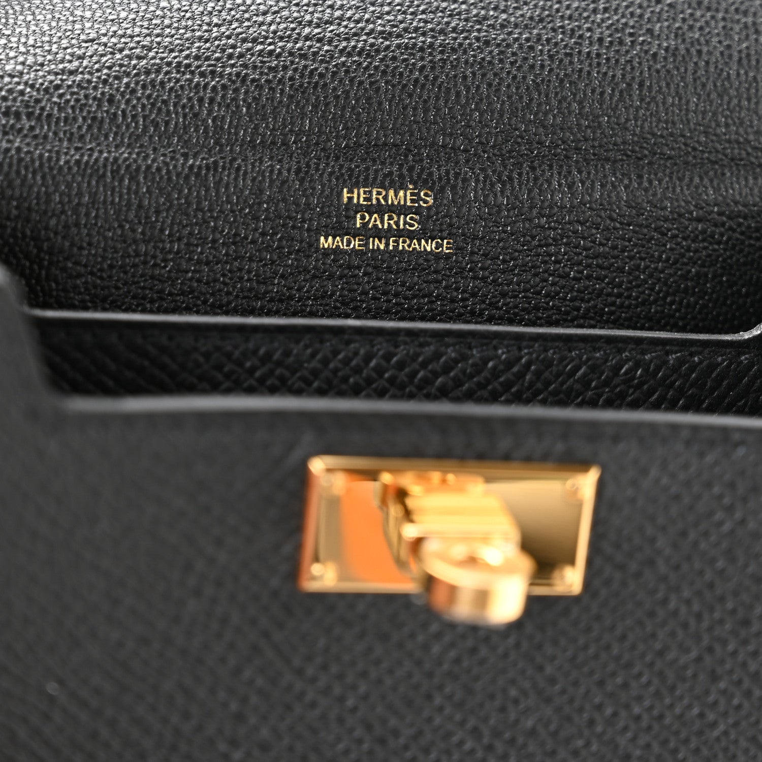 Hermes Epsom Kelly Multi Pocket Pochette To Go Black 6 of 11