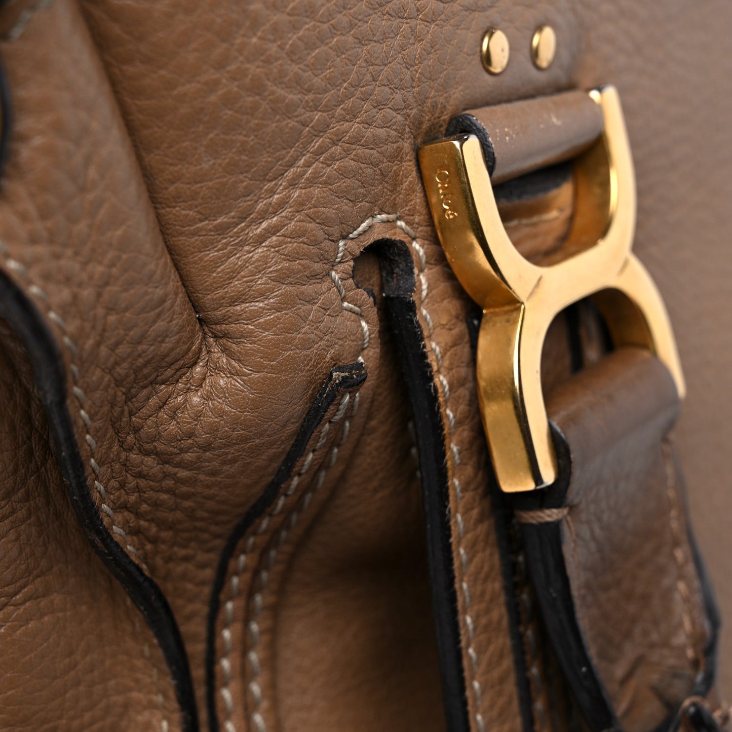 Calfskin Medium Marcie Satchel Nut