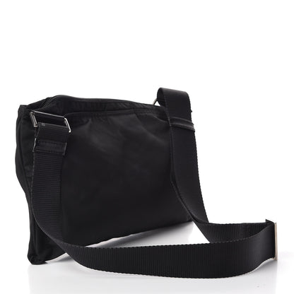 Prada Nylon Flat Messenger Bag Black 3 of 11