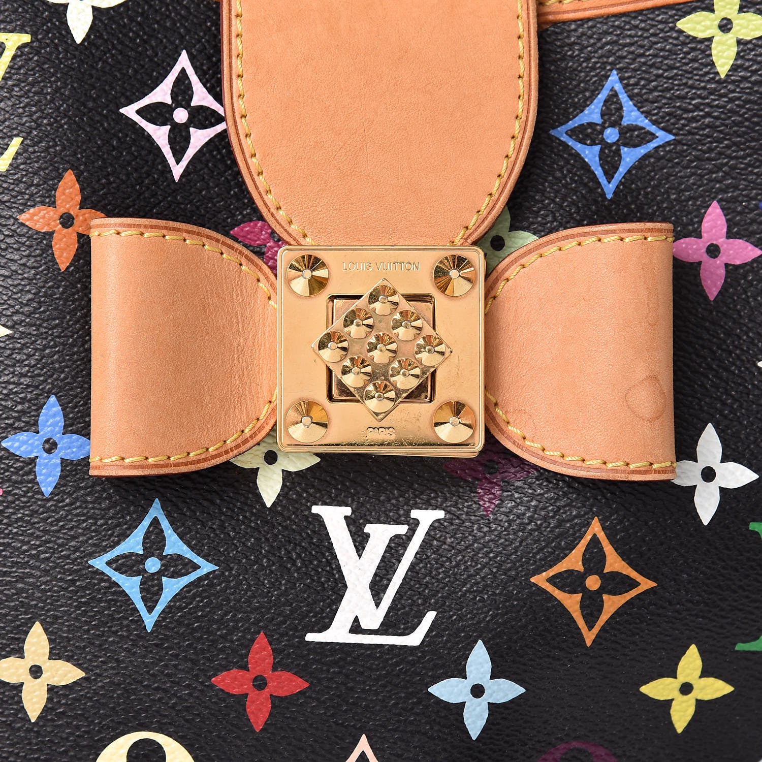 Louis Vuitton Monogram Multicolor Annie MM Black 8 of 15