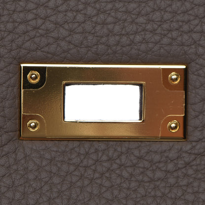 Hermes Togo Kelly Retourne 32 Etoupe 23 of 30