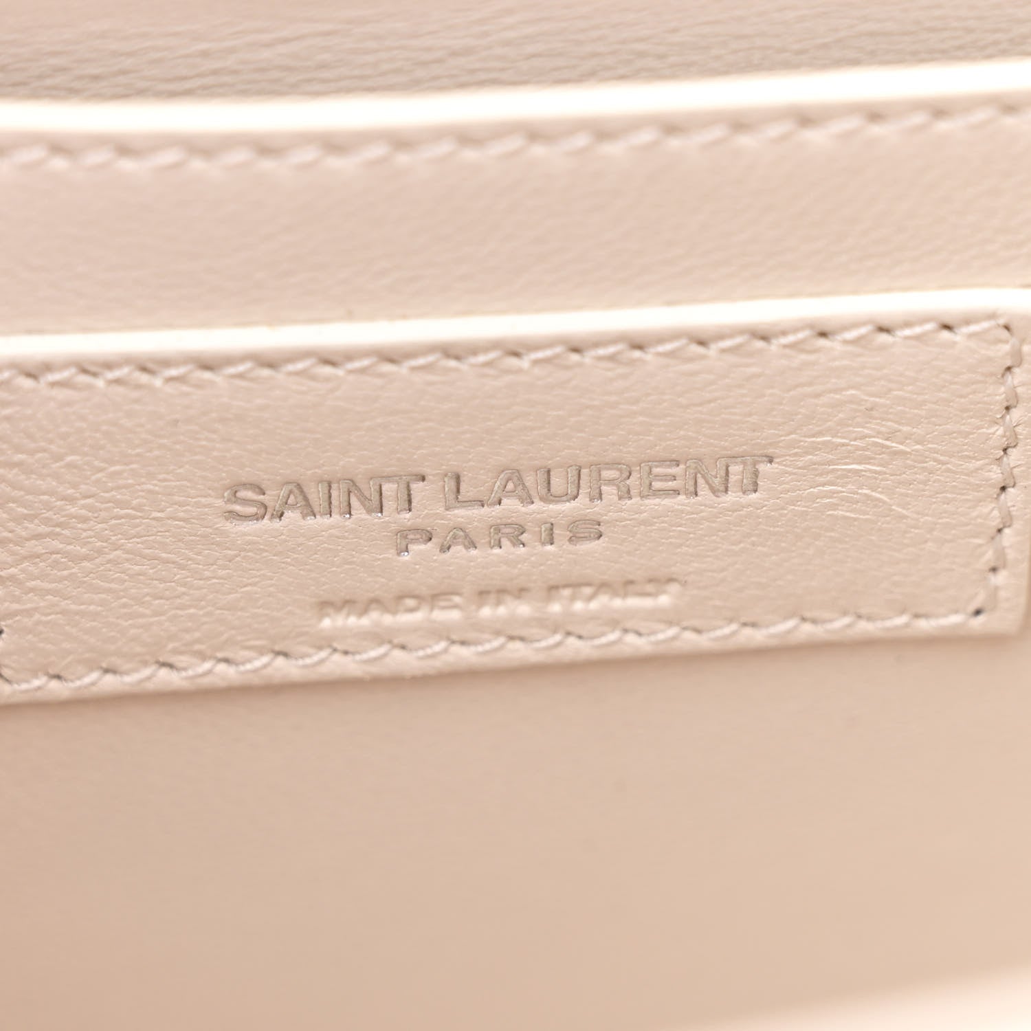 Saint Laurent Snakeskin Small Classic Monogram Kate Tassel Satchel Alabaster 6 of 15