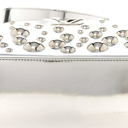 Louis Vuitton LV X YK Metallic Taurillon Brass Metal Dots Capucines BB Silver 9 of 9
