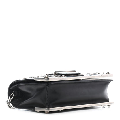 Prada City Calf Saffiano Cahier Astrology Bag Black 3 of 7
