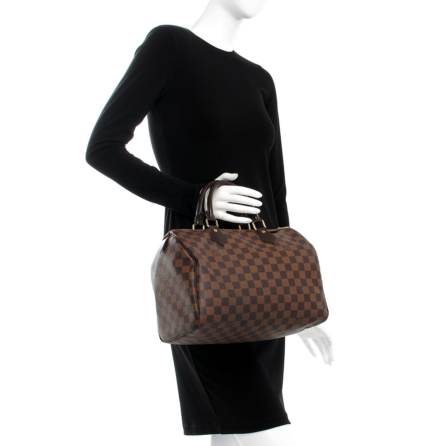 Louis Vuitton Damier Ebene Speedy 30 2 of 7