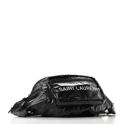 Saint Laurent Nylon Logo Ripstop Body Belt Bag Black 4 of 9