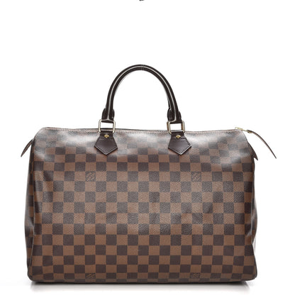 Louis Vuitton Damier Ebene Speedy 35 1 of 8