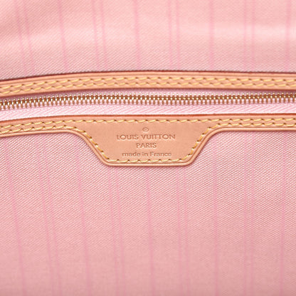 Louis Vuitton Damier Azur Delightful PM Rose Ballerine 6 of 7