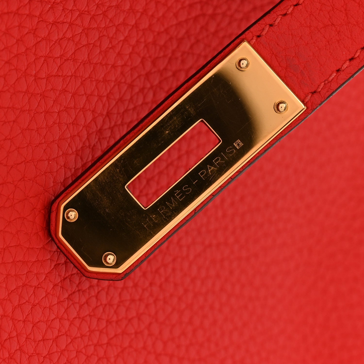 Hermes Togo Birkin 30 Rouge Tomate 12 of 15