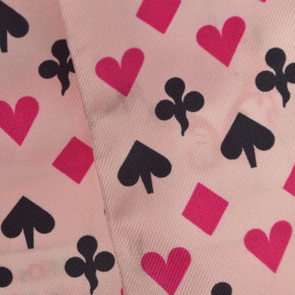 Hermes Silk Jeu de Cartes Twilly Rose Nacre Fuchsia Rouge 7 of 7