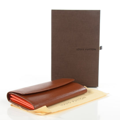 Louis Vuitton Epi Sarah Wallet Cacao 4 of 8