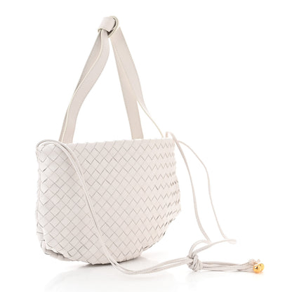Bottega Veneta Nappa Intrecciato Small Bulb White 3 of 10
