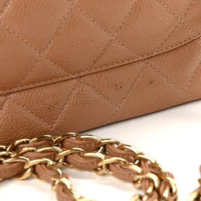 Chanel Caviar Quilted Jumbo Double Flap Beige 12 of 12