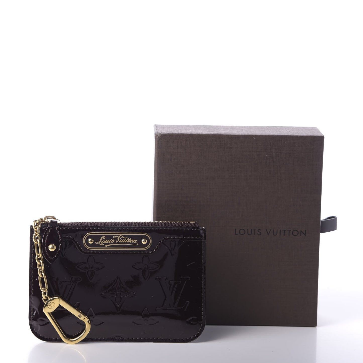 Vernis Key Pouch Amarante