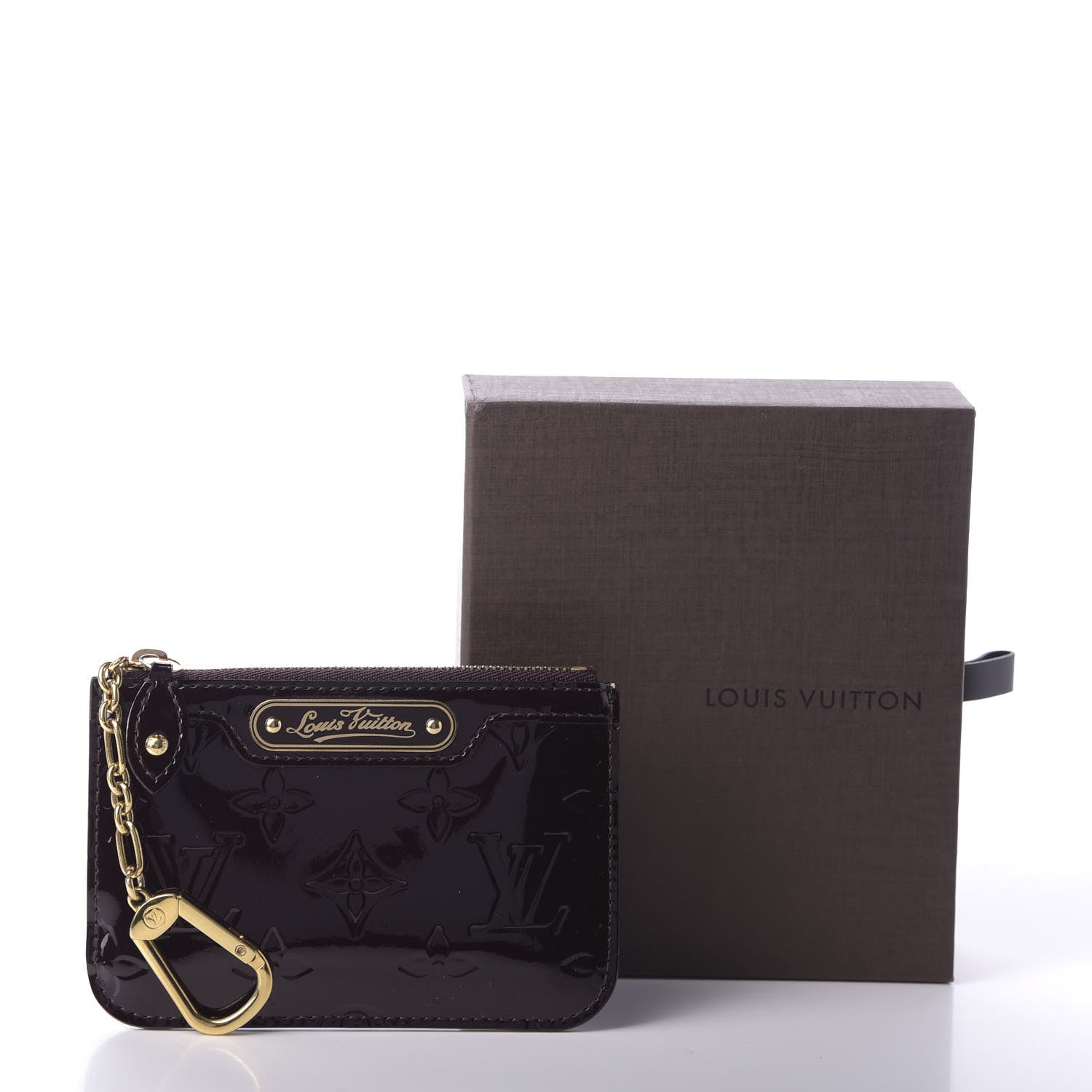 Louis Vuitton Vernis Key Pouch Amarante 7 of 7