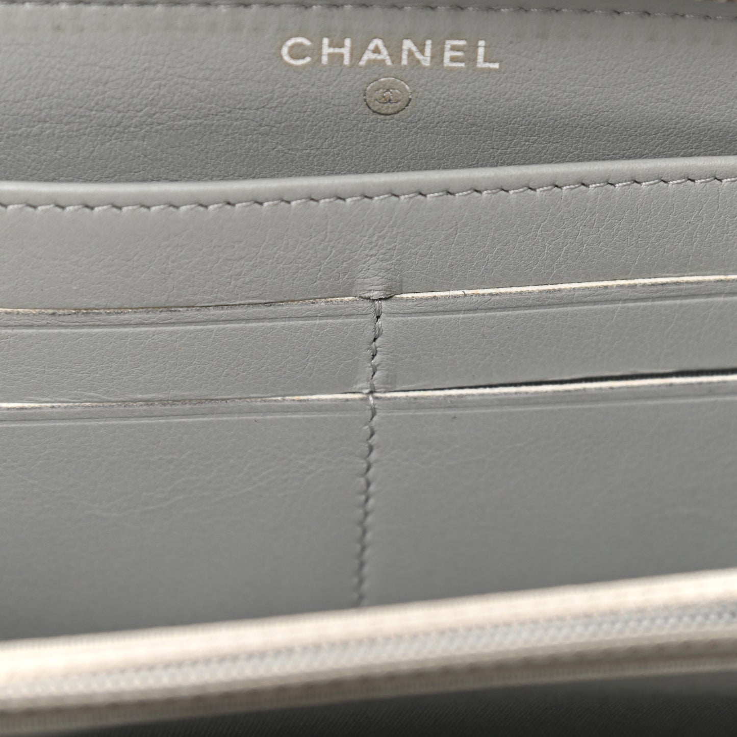 Canvas Deauville Zip Around Wallet Grey