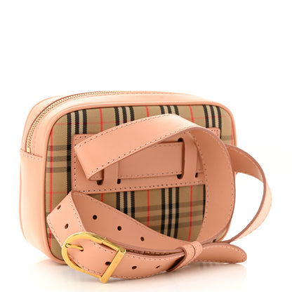 Burberry Smooth Calfskin 1983 Knight Check Link Bum Bag Pale Orchid 3 of 9
