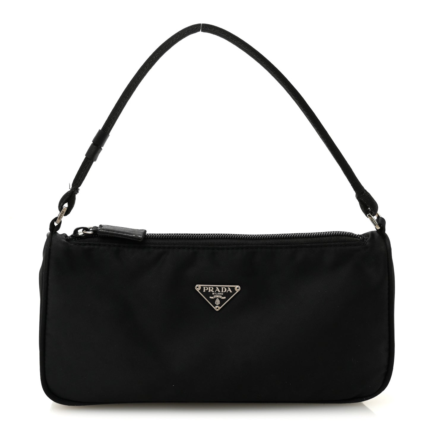 Tessuto Nylon Pochette Bag Black