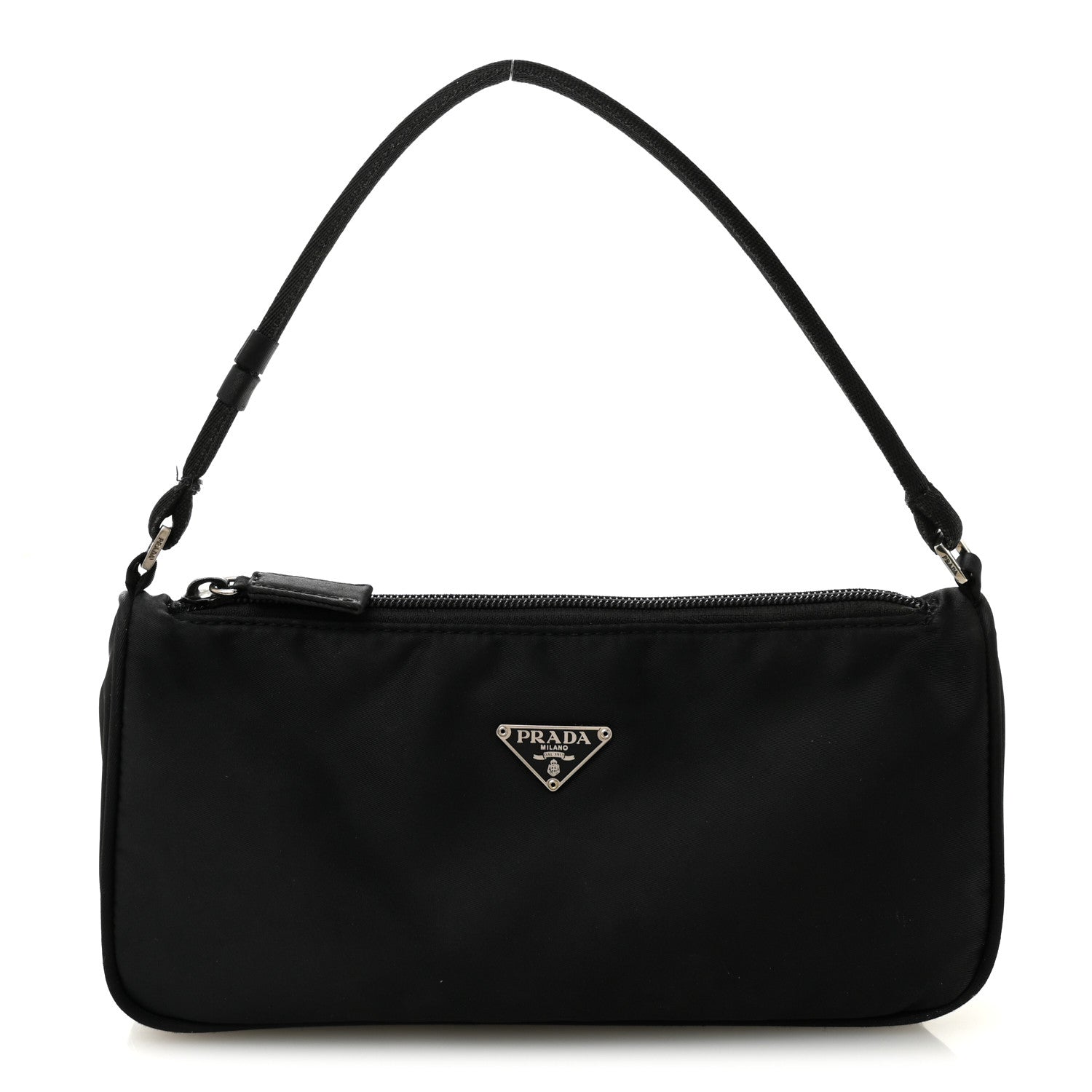 Prada Tessuto Nylon Pochette Bag Black 1 of 11