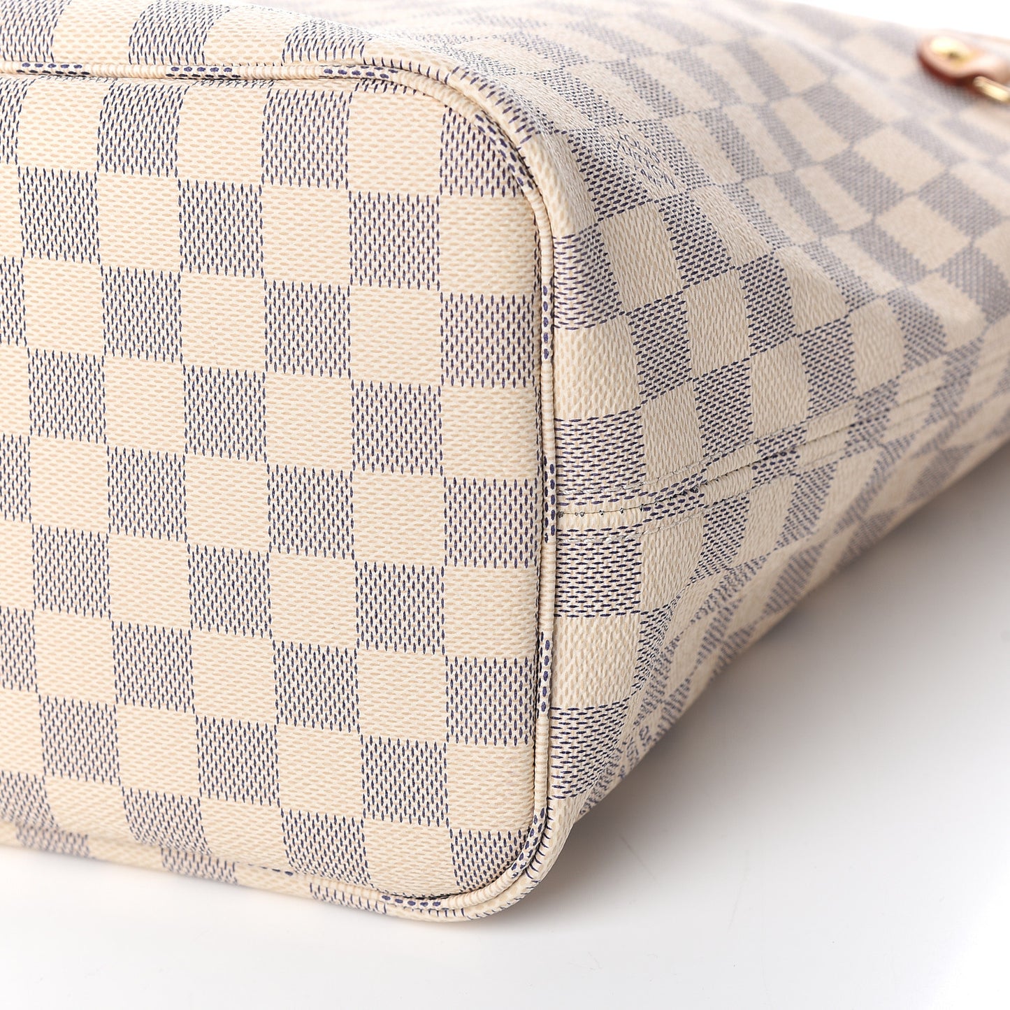 Damier Azur Neo Neverfull MM Rose Ballerine