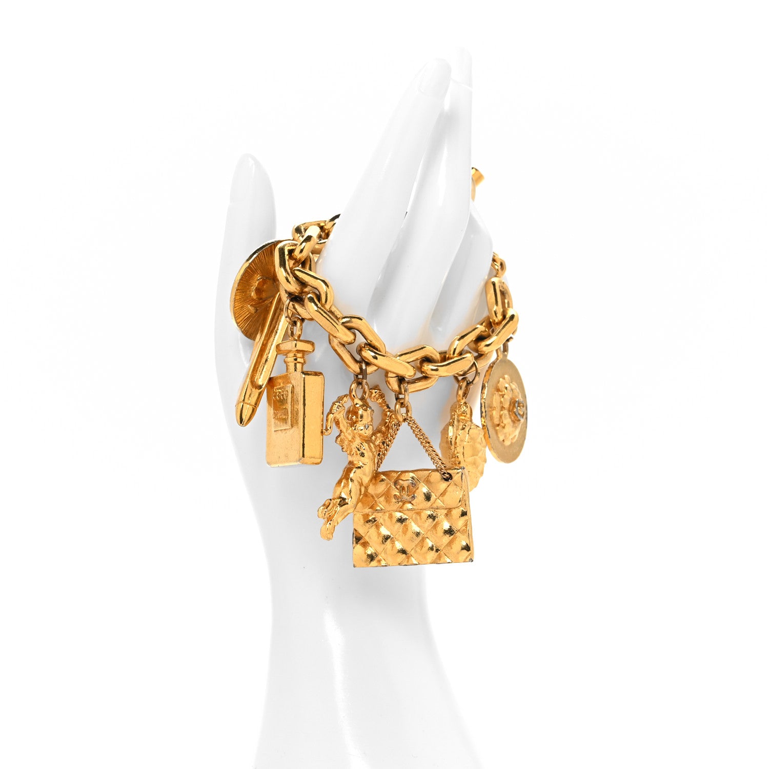 Chanel Lucky Charm Bracelet Gold 2 of 5