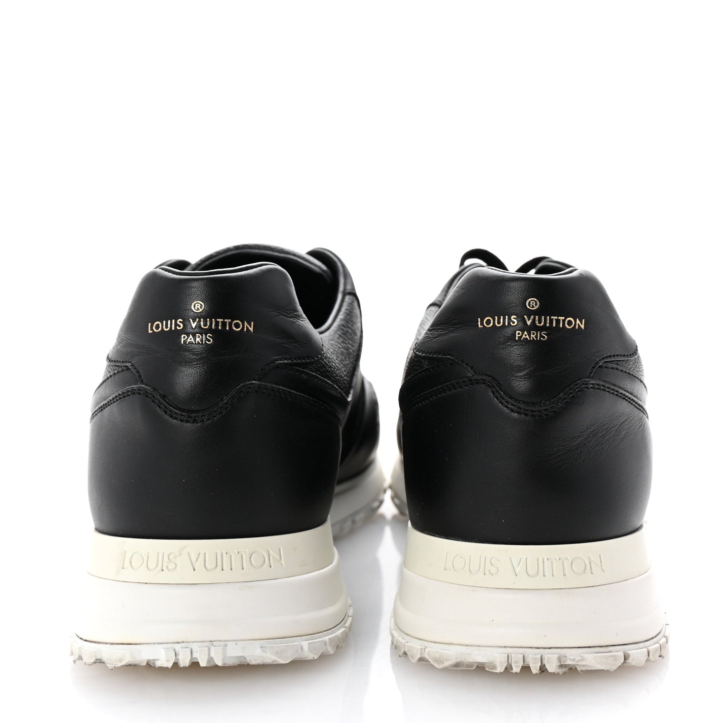 Calfskin Mesh Monogram Eclipse Mens Run Away Sneaker 8 Black