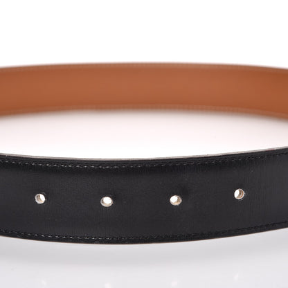 Hermes Box Epsom 32mm H Belt 70 Black Gold 6 of 7