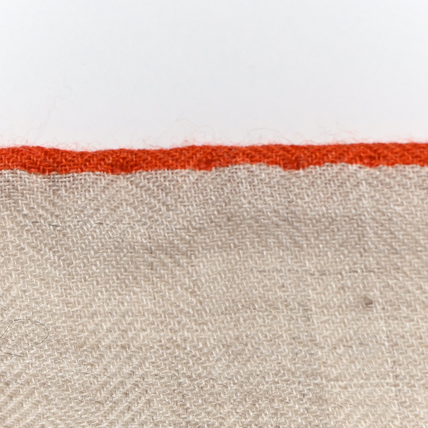 Hermes Cashmere Silk Botanica Grafica Shawl 140 Naturel Black Orange 9 of 11