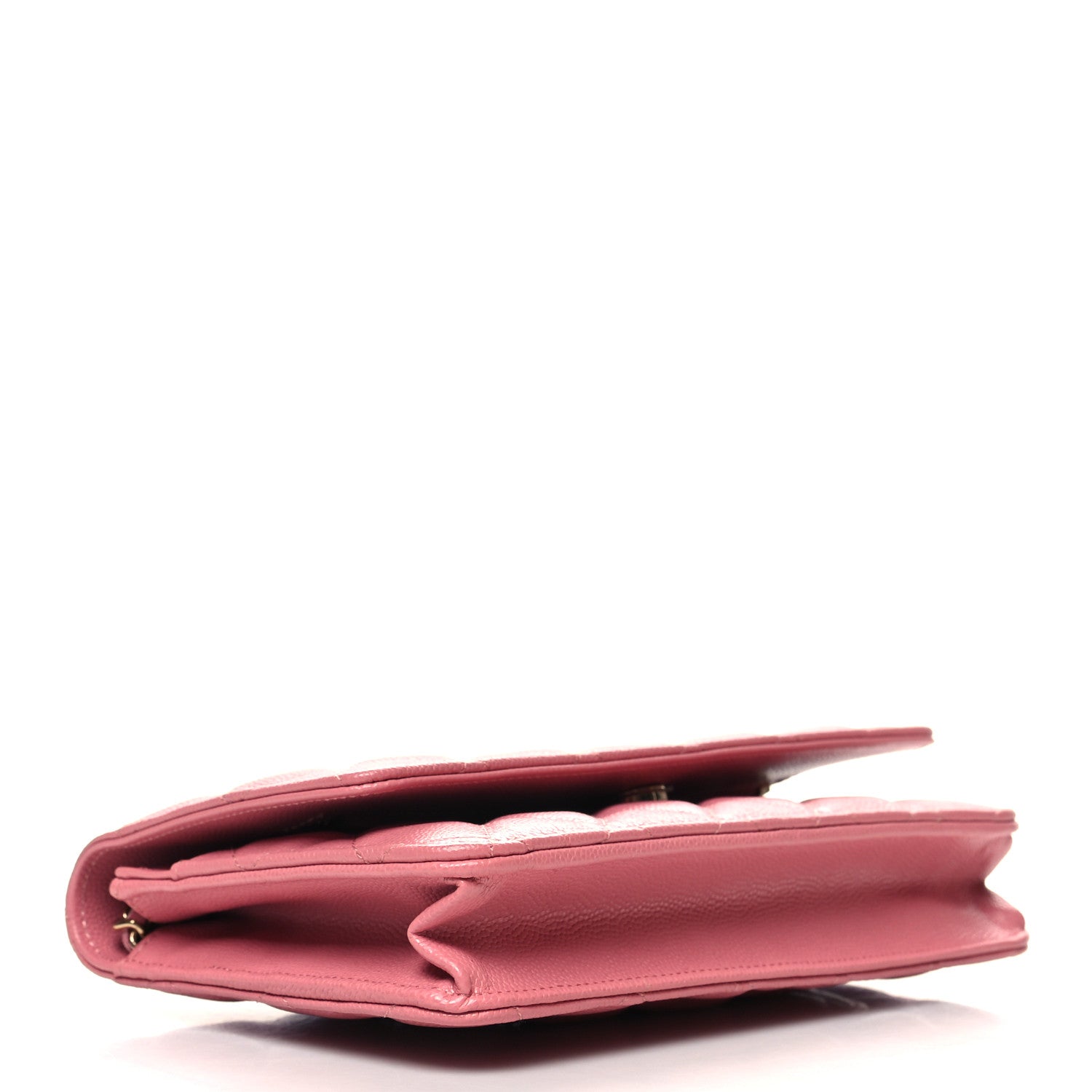 Chanel Caviar Quilted Wallet on Chain WOC Pink 4 of 11
