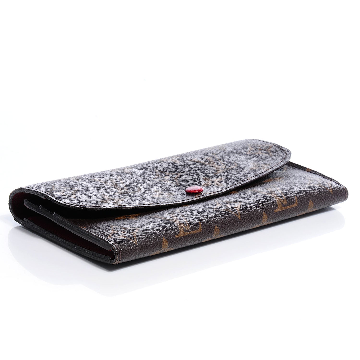 Louis Vuitton Monogram Emilie Wallet Red 4 of 8