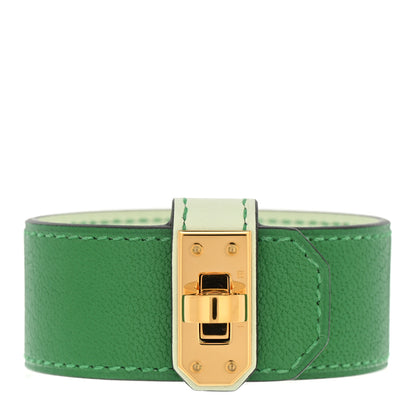 Hermes Chevre Mysore Kelly Twist Bracelet T2 Bambou 1 of 6
