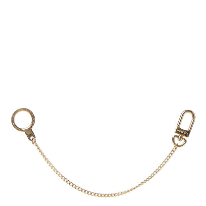 Louis Vuitton Metal Pochette Extender Key Ring Chain Gold 1 of 4