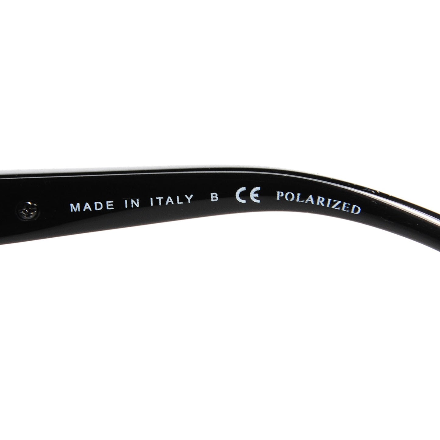 Crystal Baguette Polarized Cat Eye Sunglasses 5309-B-A