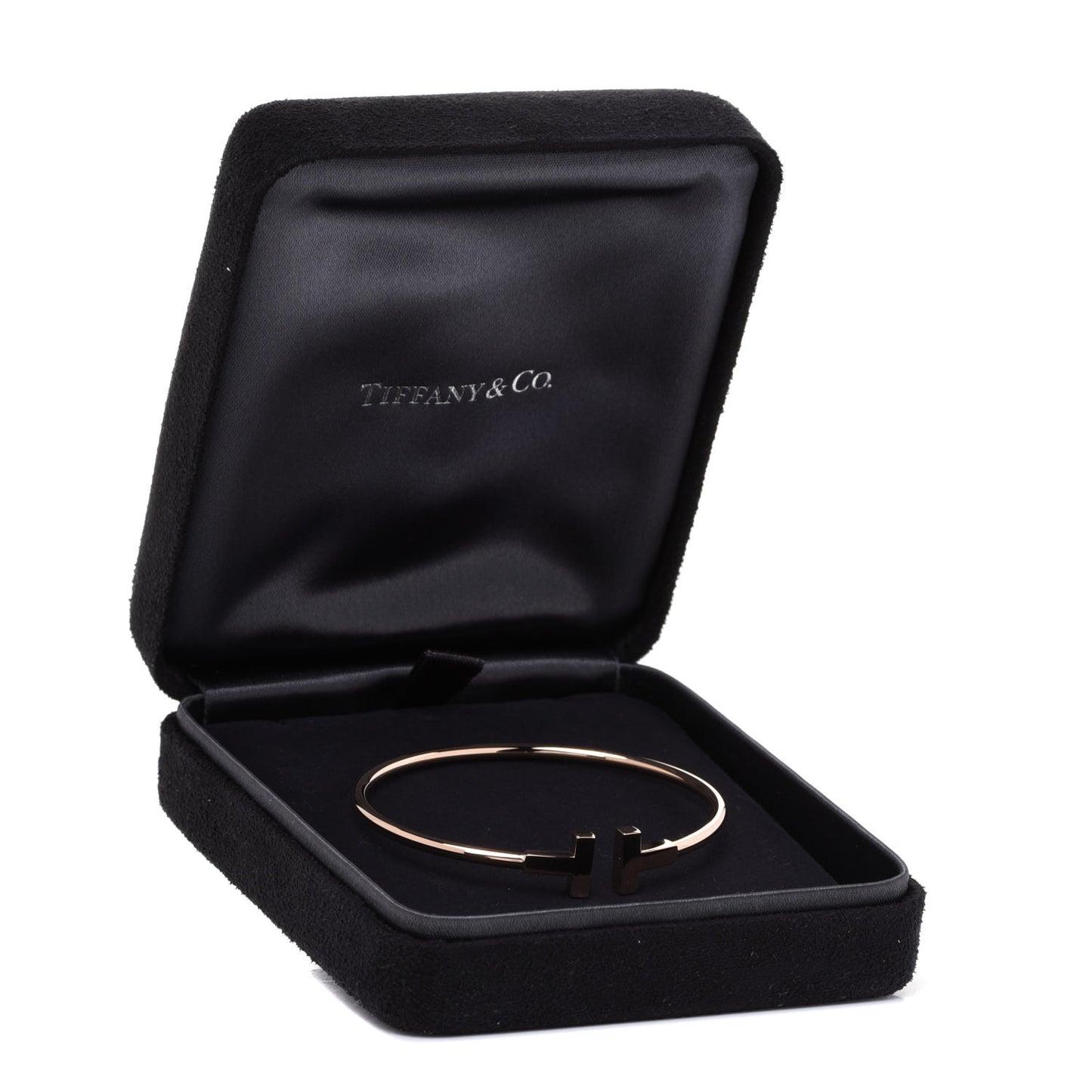 18K Rose Gold T Wire Bracelet