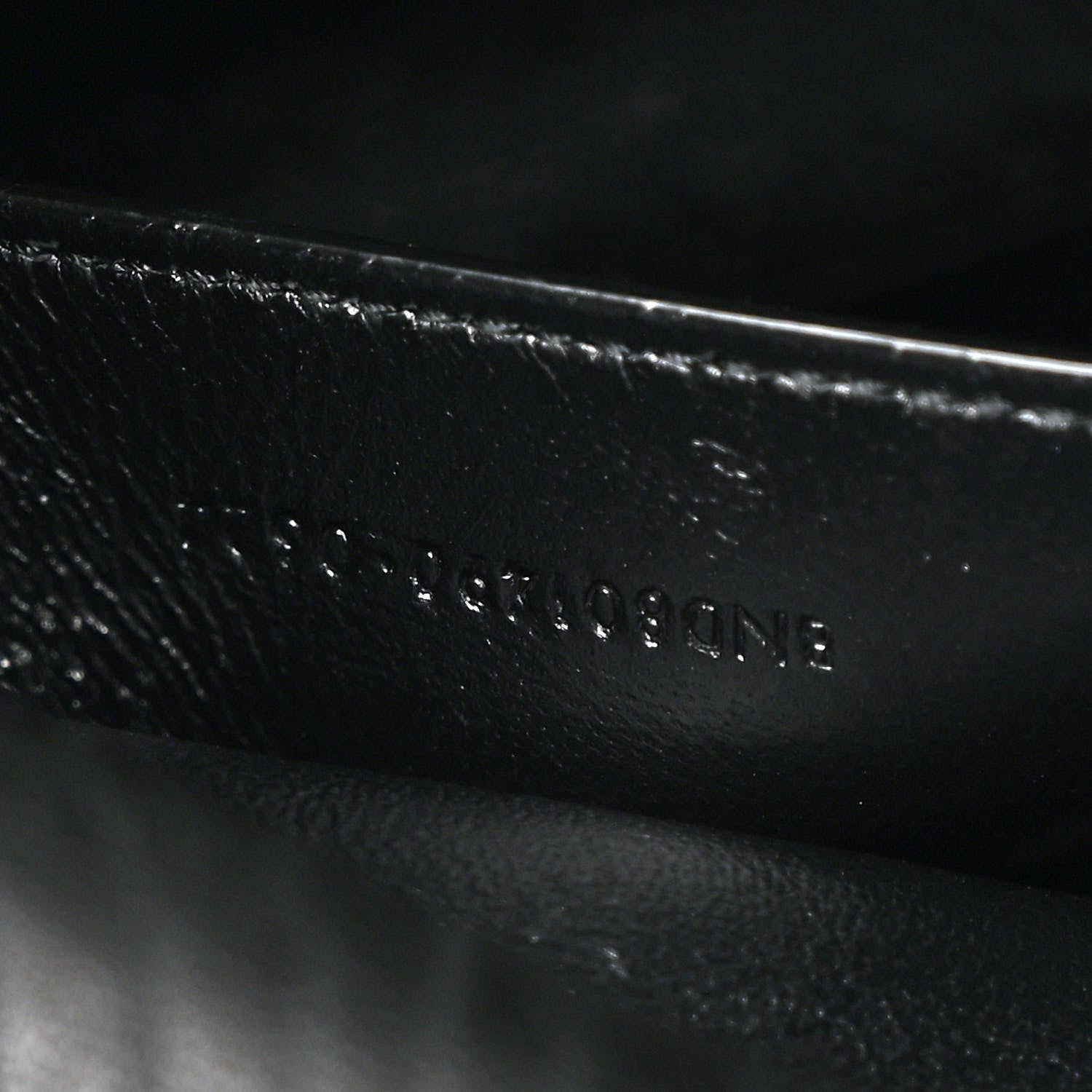Celine Crocodile Embossed Calfskin Medium Phantom Luggage Black 17 of 24