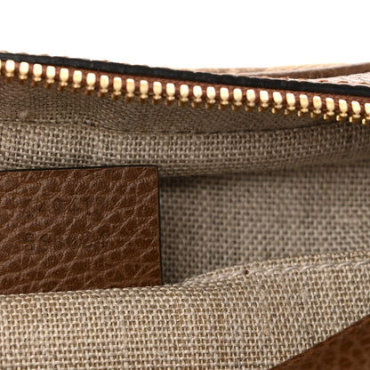 Gucci Monogram Mini Bree Messenger Bag Beige Tabacco 7 of 10