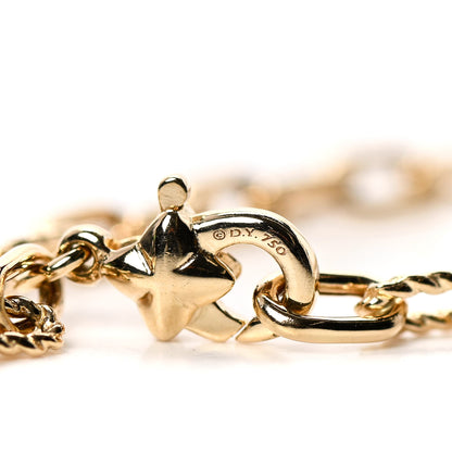 David Yurman 18K Yellow Gold Madison 3mm Classic Chain Bracelet 4 of 5