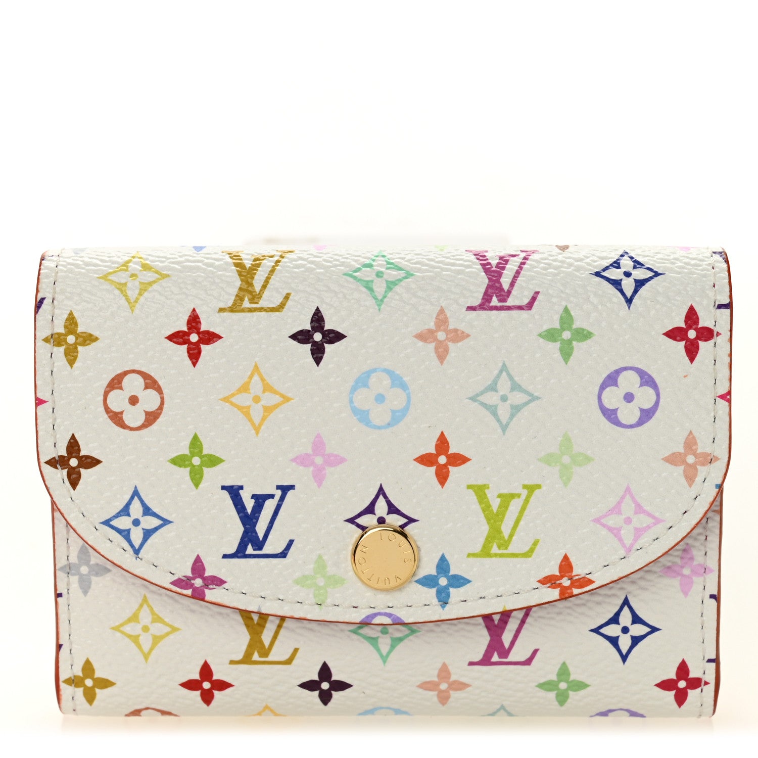 Louis Vuitton LV X TM Monogram Multicolor Rosalie Coin Purse White Kawaii Pink 1 of 7