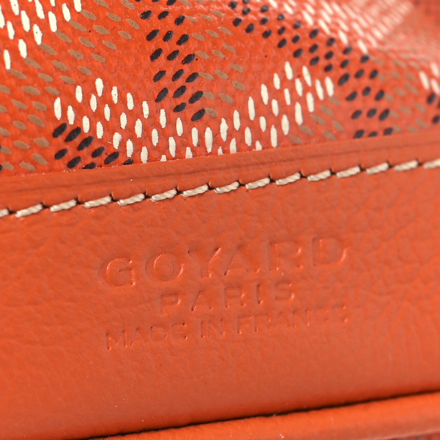 Goyard Goyardine Petit Flot Mini Bucket Bag Orange 5 of 9