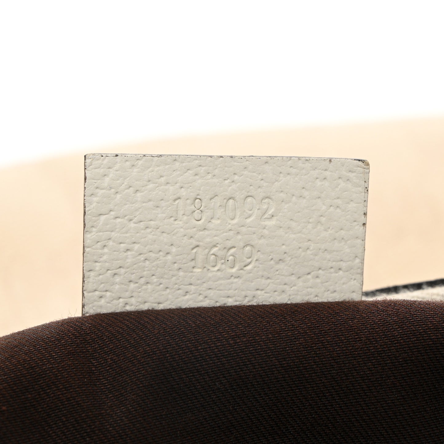 Monogram Web Medium Half Moon Hobo White