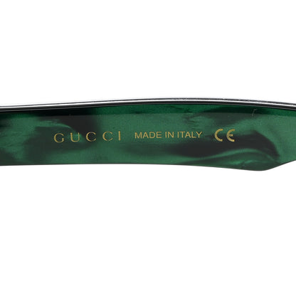 Gucci Acetate Rectangle Sunglasses GG0962SA Green 6 of 8