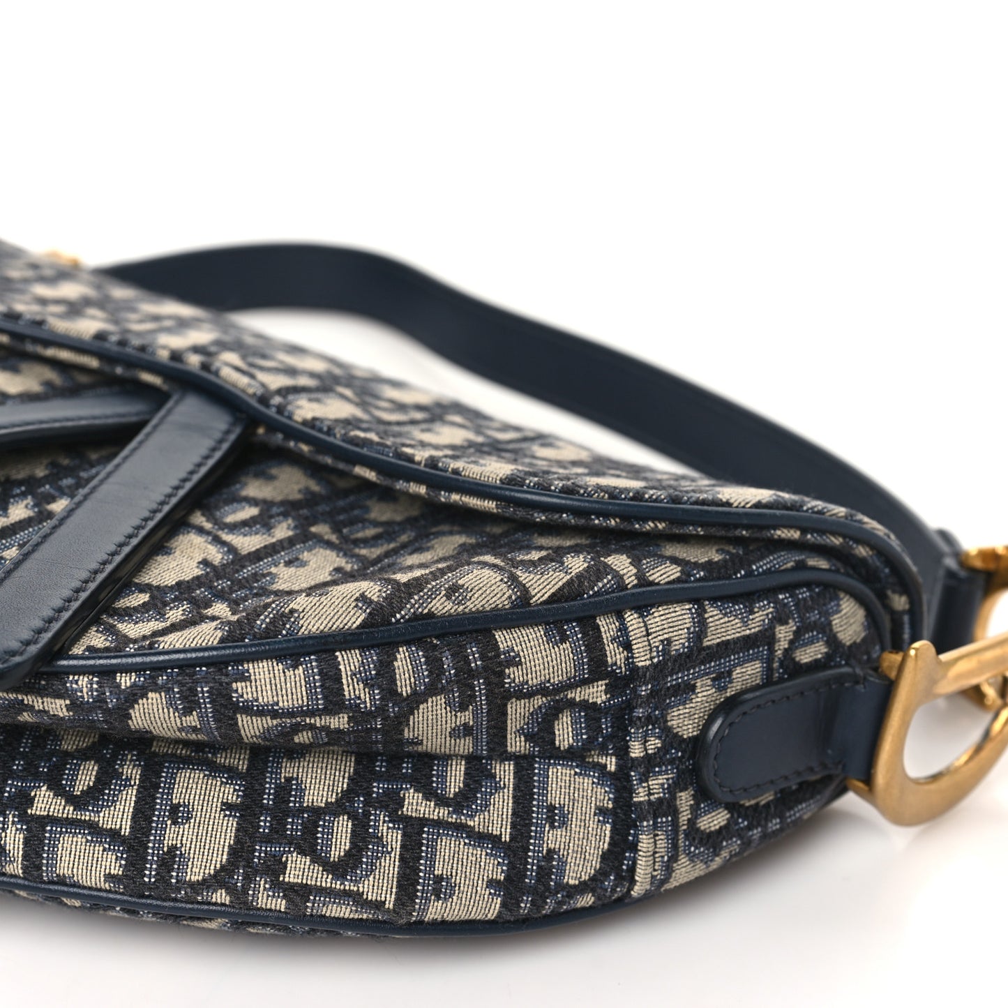 Oblique Saddle Bag Blue