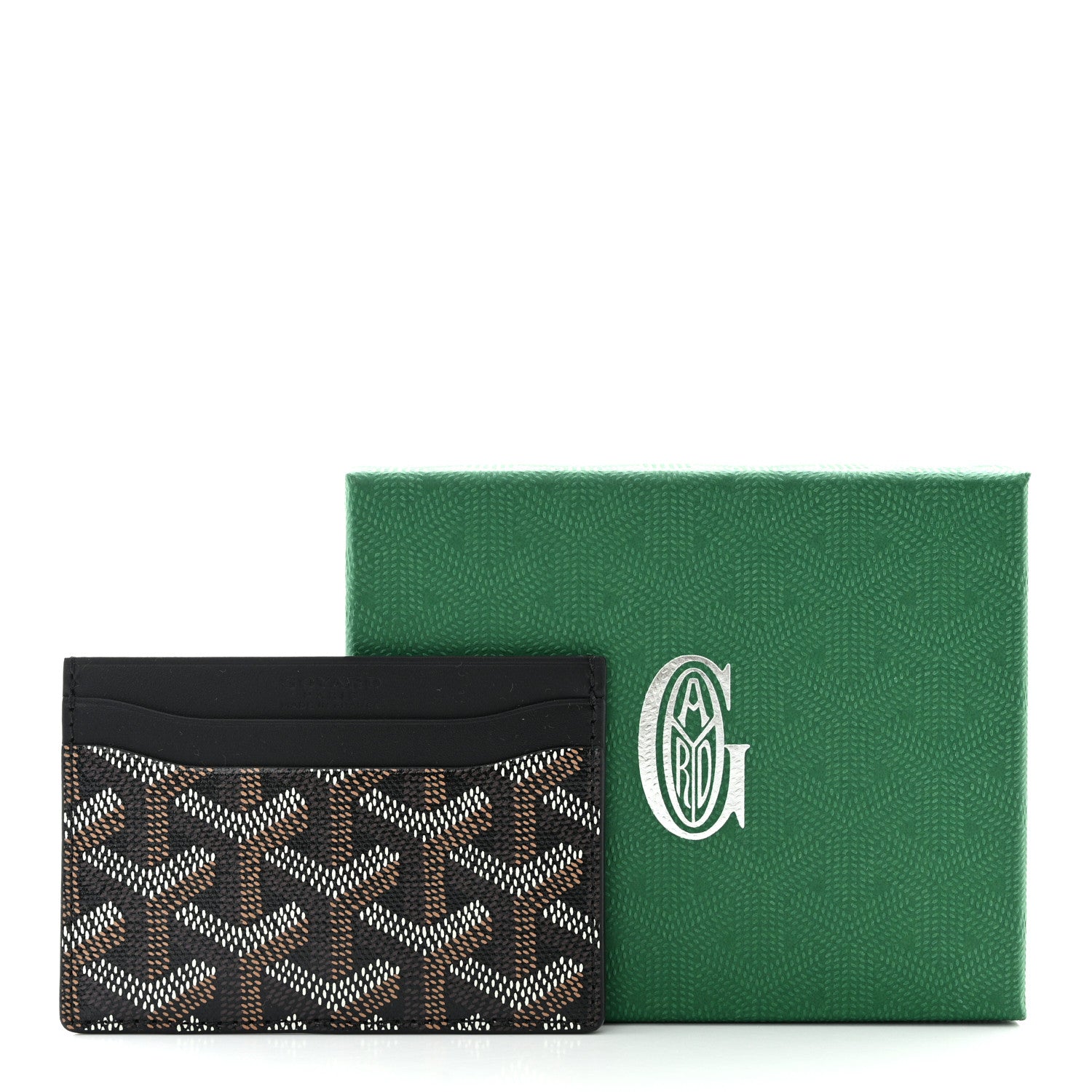 Goyard Goyardine Saint Sulpice Card Holder Black 7 of 7