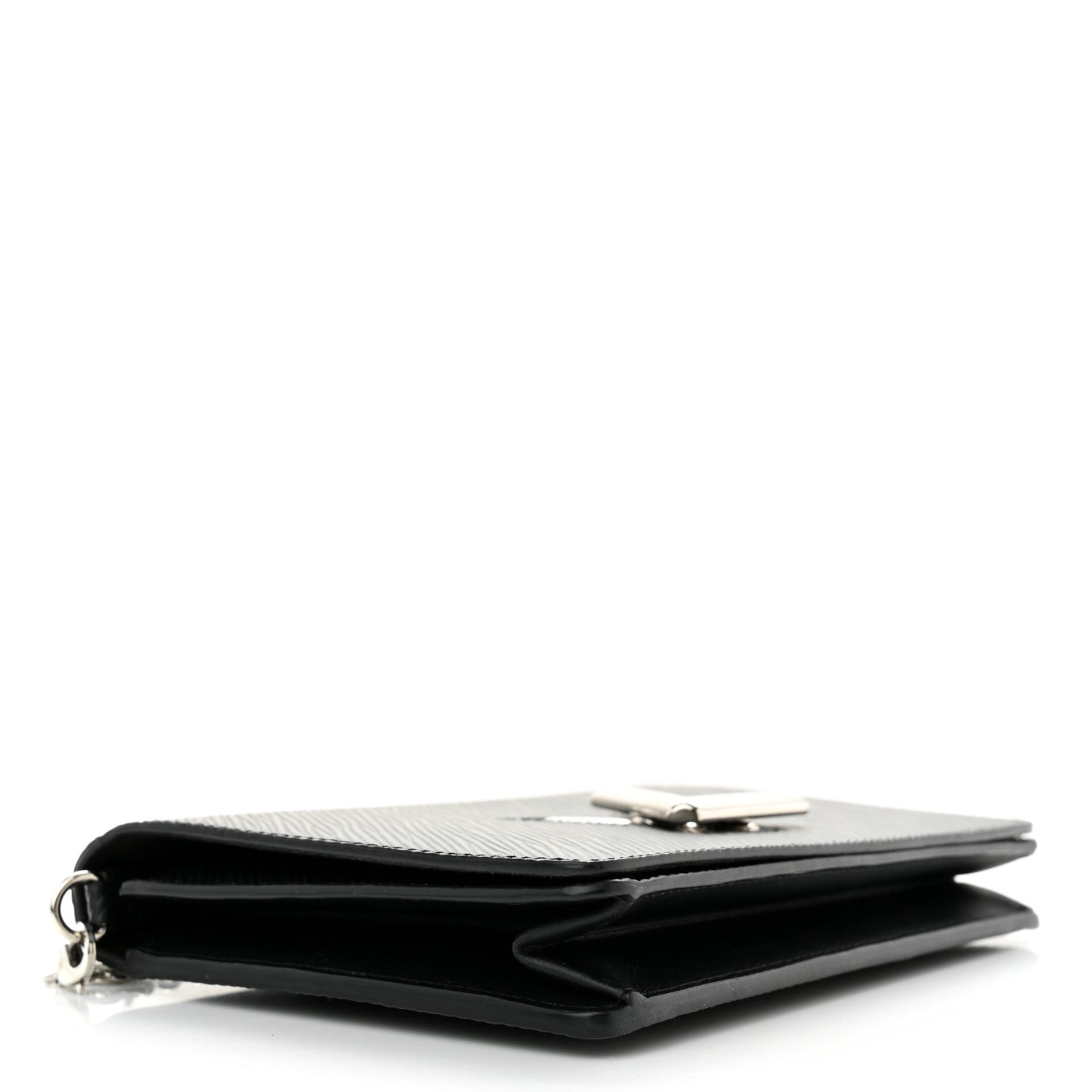 Louis Vuitton Epi Twist Belt Chain Wallet Black 4 of 11